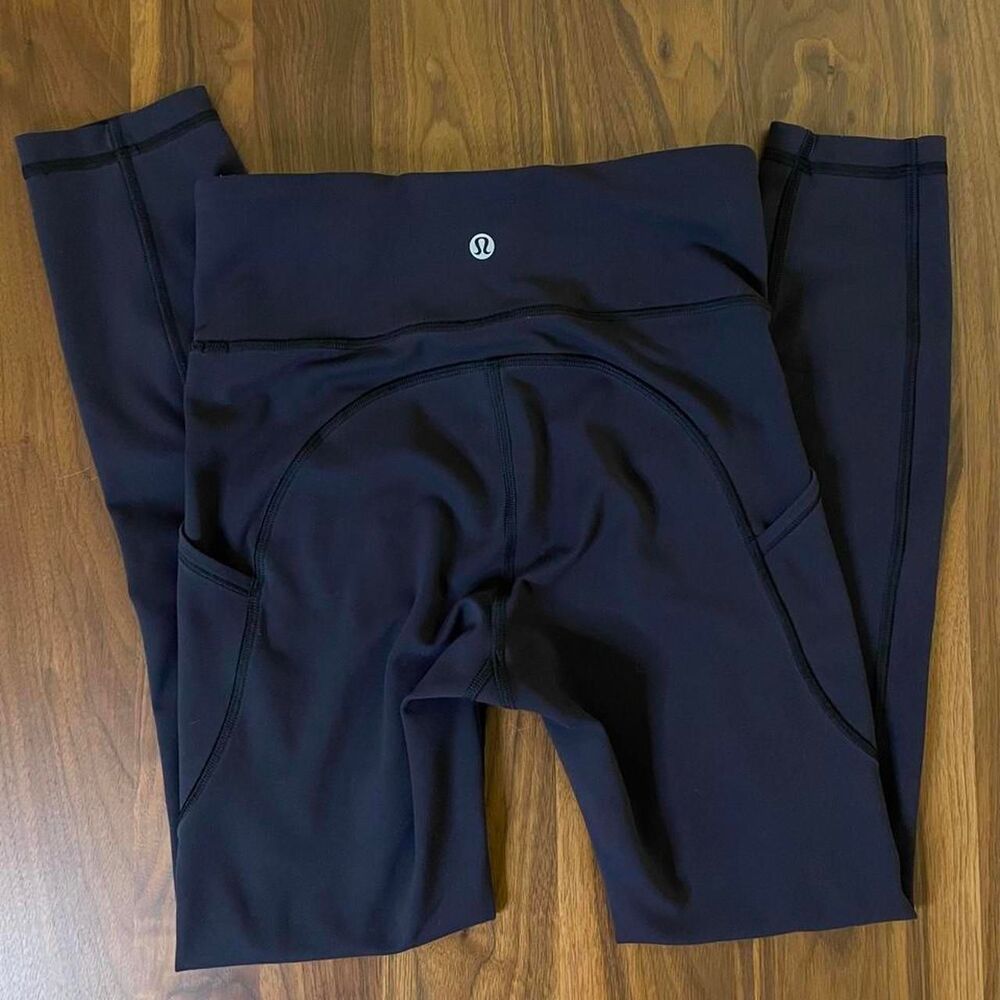 Lululemon Leggings w/ Pockets Thick Shapewear Athleisure Women's 4